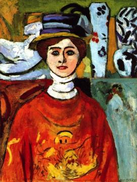 The Girl with Green Eyes Artwork by Henri Matisse