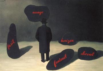 L'Apparition Artwork by Rene Magritte