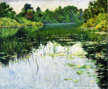 Grey Day on the Charles Artwork by John Leslie Breck