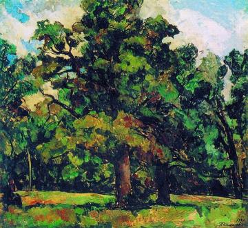 Oak Grove in Abramtsevo Artwork by Pyotr Konchalovsky