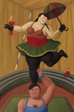 Equilibrist Artwork by Fernando Botero