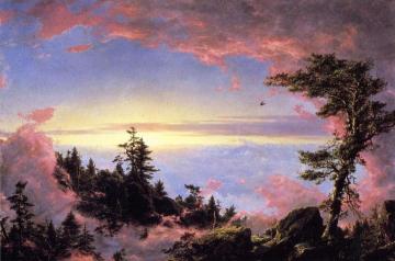 Above the Clouds at Sunrise Artwork by Frederic Edwin Church