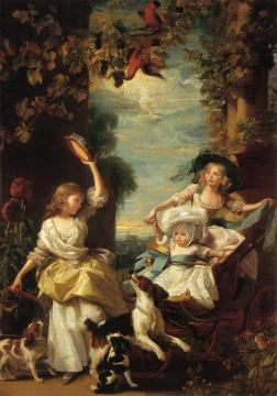The Three Youngest Daughters Of George Iii Artwork by John Singleton Copley