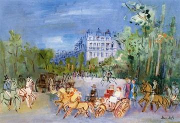 Bois De Boulogone Artwork by Jean Dufy