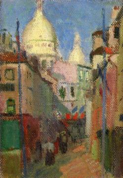 Sacre-coeur De Montmartre, Rue Pavoise Artwork by Raoul Dufy
