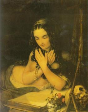 Mary Magdalene Artwork by Georg Friedrich Kersting