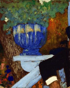 The Blue Cup Artwork by Edouard Vuillard