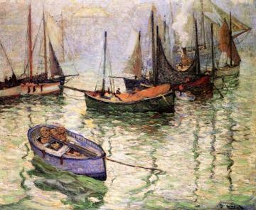 Summer Afternoon, St. Ives Harbor, Cornwall Artwork by Richard Haley Lever