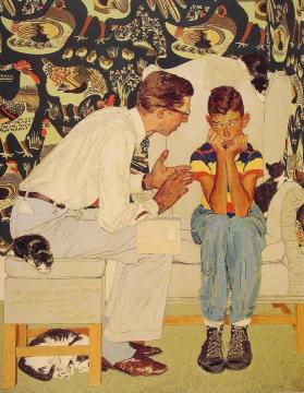 The Facts of Life Artwork by Norman Rockwell