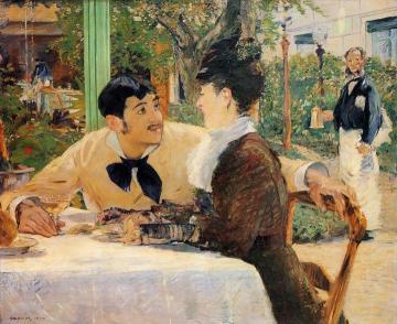 Chez le Pere Lathuille Artwork by Edouard Manet