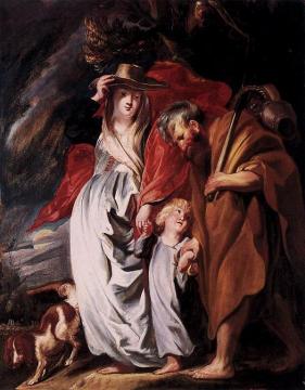 Return Of The Holy Family From Egypt Artwork by Jacob Jordaens