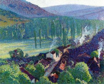 Labastide-du-Vert, Vallée du Lot Artwork by Henri Martin