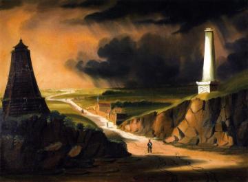 Road Across the Plain of Waterloo Artwork by Thomas Chambers