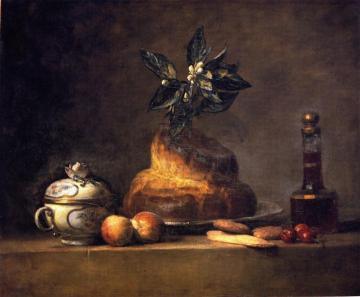 The Brioche Artwork by Jean-Baptiste-Simeon Chardin