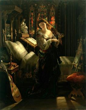 Madeline After Prayer Artwork by Daniel Maclise