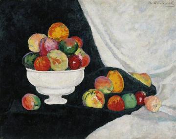Still Life with Apples Artwork by Ilya Mashkov