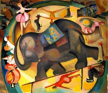 The Elephant Artwork by Alice Bailly
