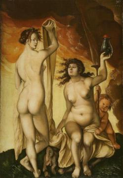 Two Witches (Zwei Hexen) Artwork by Hans Baldung Grien