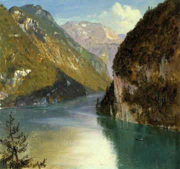 Konigsee, Bavaria Artwork by Frederic Edwin Church