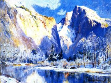 Half Dome, Yosemite Artwork by Colin Campbell Cooper