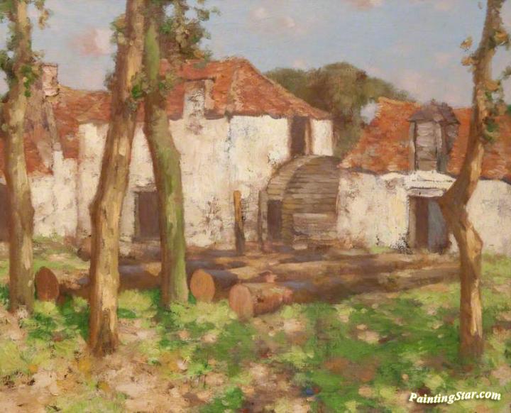 Watermill in France Artwork by David Gauld