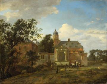 View Of Nyenrode Castle On The Vecht Artwork by Jan van der Heyden
