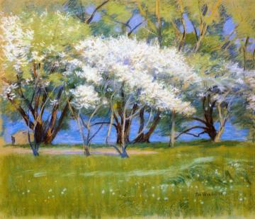 Spring Landscape Artwork by Theodore Wendel