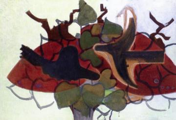 Birds in a Tree Artwork by Georges Braque