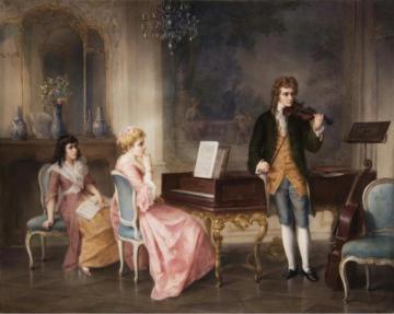 In the realm of music Artwork by Otto Erdmann