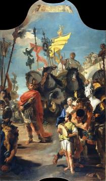 The Triumph Of Marius Artwork by Giovanni Battista Tiepolo
