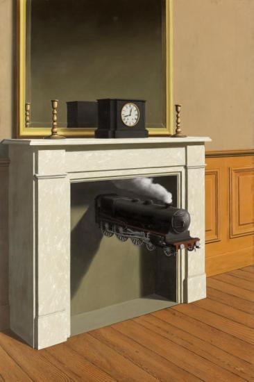 La Durée Poignardée Artwork by Rene Magritte