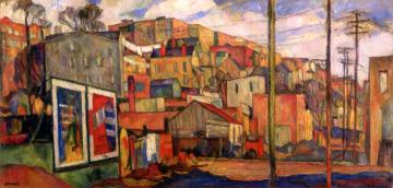 Morris Avenue, New York I Artwork by Abraham A. Manievich