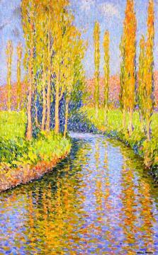 Polpars By A Stream Artwork by Henri Martin