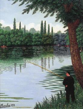 Morning Fisherman Artwork by André Bauchant