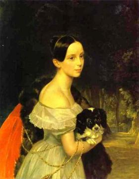 Portrait of U. M. Smirnova Artwork by Karl Pavlovich Bryullov