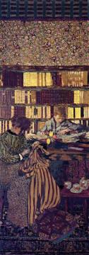 Figures in an Interior: Work Artwork by Edouard Vuillard