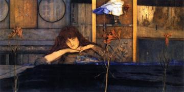 I Lock my Door upon Myself Artwork by Fernand Khnopff