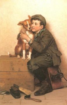 Against His Will Artwork by John George Brown