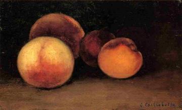 Peaches, Nectarines and Apricots Artwork by Gustave Caillebotte