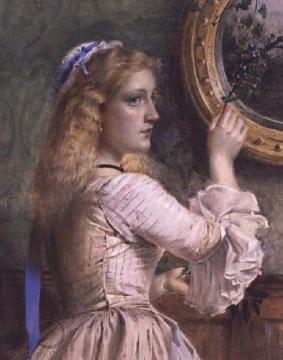 Preparing for Christmas Artwork by George Goodwin Kilburne