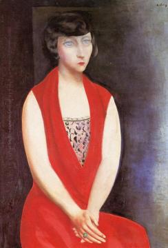 Mlle. Sylvie Artwork by Moise Kisling