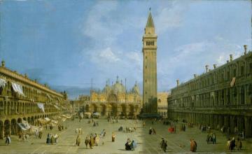 Piazza San Marco Artwork by Giovanni Antonio Canal