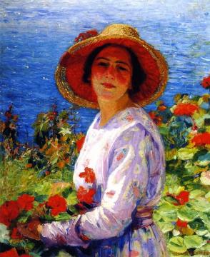 Portrait Of The Artist's Wife Artwork by Joseph Kleitsch