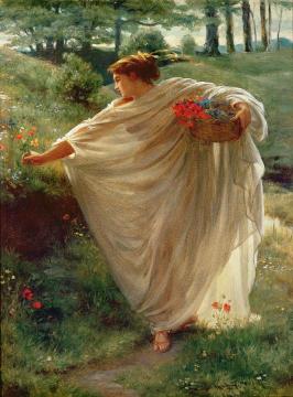 Wild Blossoms Artwork by Sir Edward John Poynter