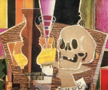 Baluster And Skull Artwork by Georges Braque