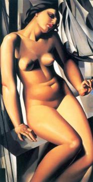 Nude With Sailboats Artwork by Tamara De Lempicka