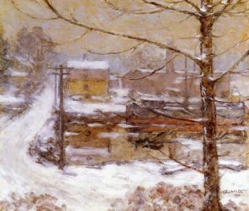 Mill Bridge, Cos Cob Artwork by Elmer Livingston MacRae