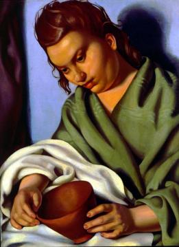 The Peasant Girl Artwork by Tamara De Lempicka