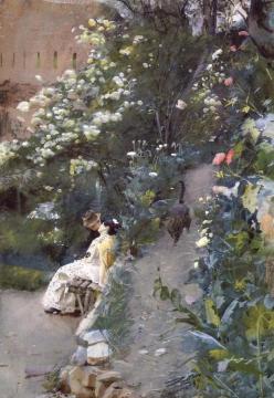 In Alhambra Park Artwork by Anders Zorn