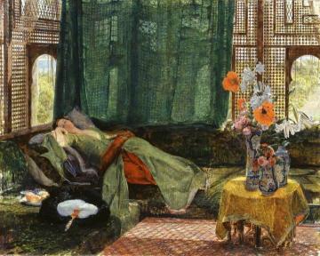 The Siesta Artwork by John Frederick Lewis